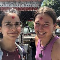First day going to temple