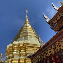 First temple visited in Thailand. This is where we first learned about temple practices.