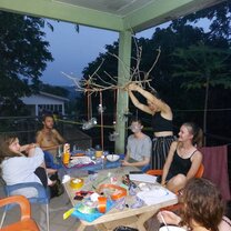 Preparation work with friends