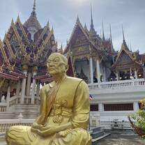 Part of temple complex visited during home stays in Thailand
