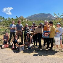Peach picking at local farm in Paonia!