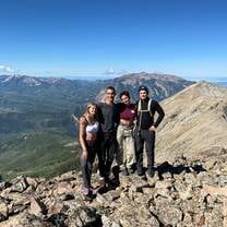 Morning hike up Mount Beckwith.