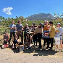 Peach picking at local farm in Paonia!