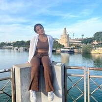 Here is me over the river in Seville Spain which was my chosen location for my first semester with Verto 