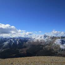 The view from Mount Jones in Colorado. 