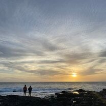 sunset at the southernmost point in Hawaii