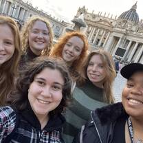 My friends and I on a verto funded trip to Rome!