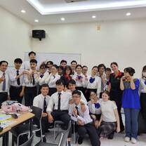In the classroom!