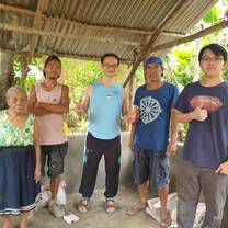 We, granny and her under construction house