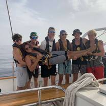 me and the boys just casually sailing the ocean