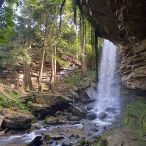 Waterfall next to our village