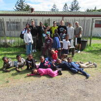 Holiday club at a local nature reserve during school holidays