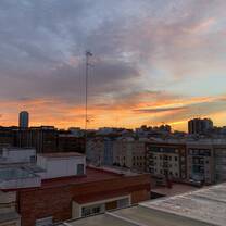 The rooftop view from my host-family apartment