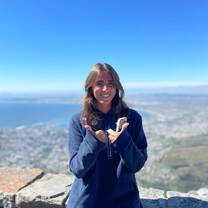 This was me on the very top of Table Mountain, one of the 7 wonders of nature in the entire world!