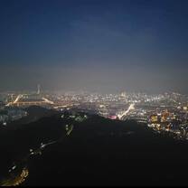Overlooking Seoul from the Seoul Tower