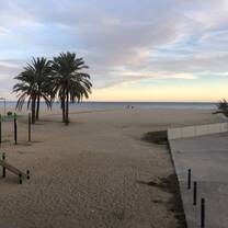 Stunning beach at Mataró 