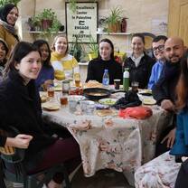 Breakfast with other volunteers