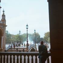 Taking in the Plaza de España!