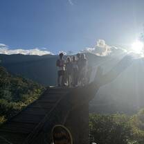 Beautiful view at Hacienda La Chimba with new friends!