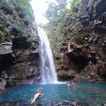 Enjoying  beautiful Vincy with my teammates