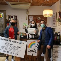 working with the local shops!