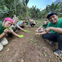 Planting food with awesome people