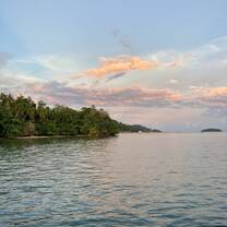 View from the jetty of Scuba Republic 