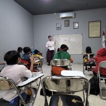 Teaching on Sarong Thursday