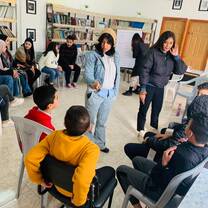 Teaching at a camp