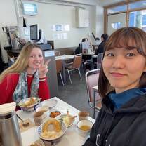 company lunch with colleague