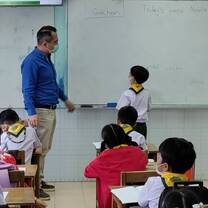 Working one-on-one-even in big classes.