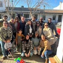 El Rocío with Spanish friends 