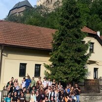 one of our excursions to Karlstejn castle