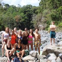 A favorite spot- Aquiares waterfall near Turrialba