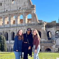 Myself and two friends at the colosseum!