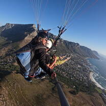 Paragliding over Table Mountain!