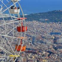 Ferris wheel view from Tibidabo