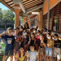 Me with my class in Ubud