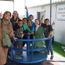 Playing with Palestinian Children 
