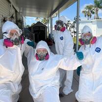 Geared up with PPE and ready to sanitize this home! 