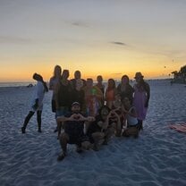 Beach dinner!