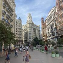 The beautiful city center of Valencia 