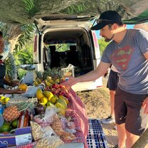 Loving the local fruits!