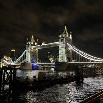 We had dinner right near Tower Bridge on our first night! 