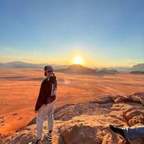 Taking in the desert 
