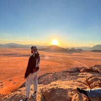 Taking in the desert 