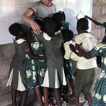 The kids at the school