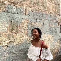 Next to the Cathedral in Oaxaca City one day after walking around the entire city.