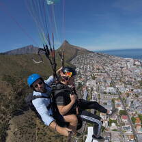 Paragliding off Signal Hill, Cape Town South Africa