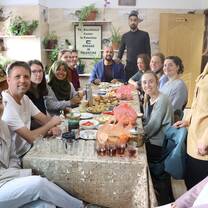 Breakfast at the center